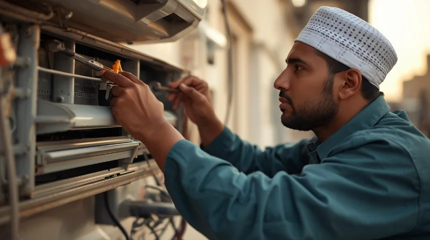 AC Maintenance Signs Madinah